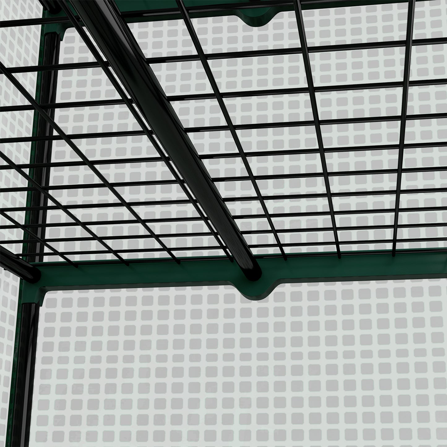Four-Tier Mini Greenhouse, with Reinforced Plastic Cover
