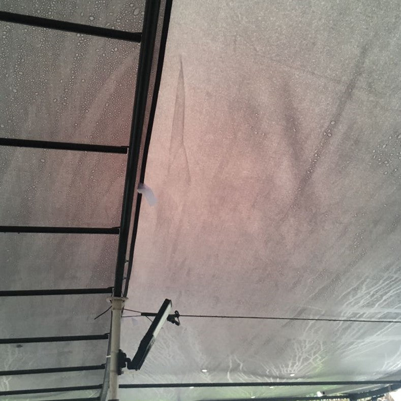 3x3m Metal Pergola with Canopy Garden Awning for Garden Parties, Grey