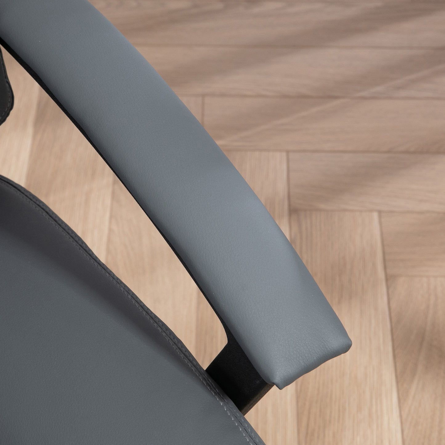 Office Chair, Computer Desk Chair, Mid Back Executive Chair with Adjustable Height and Swivel Rolling Wheels for Home Study
