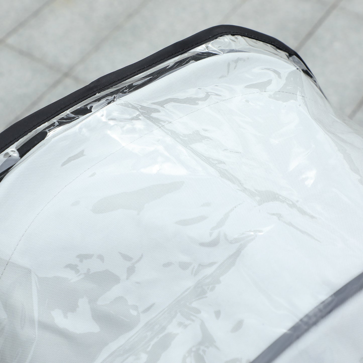 Dog Stroller Rain Cover, Cover for Dog Pram Stroller Buggy w/ Rear Side Entry