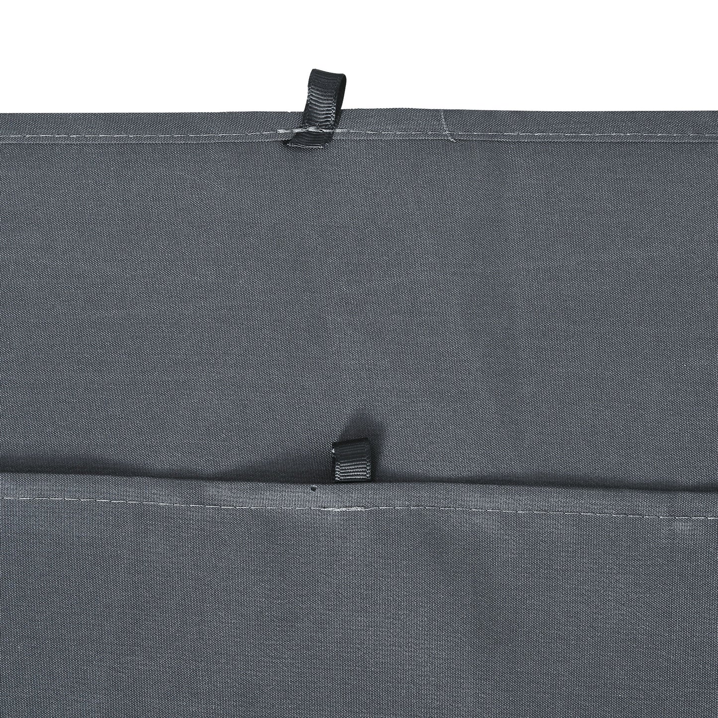 Replacement Gazebo Curtains 4-Panel Sidewalls with Zipper for 3 x 3 (M) Yard Gazebos Canopy Tent, Dark Grey