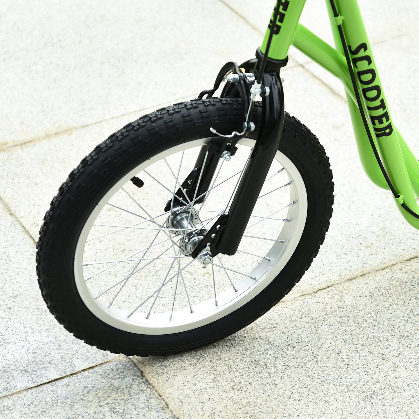 Kick Scooters for Kids with Adjustable Height, Anti-Slip Deck, Dual Brakes, Rubber Tyres