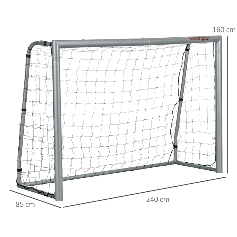 8ft x 5ft - Football Goal / Football Net with Ground Stakes for Easy Set up