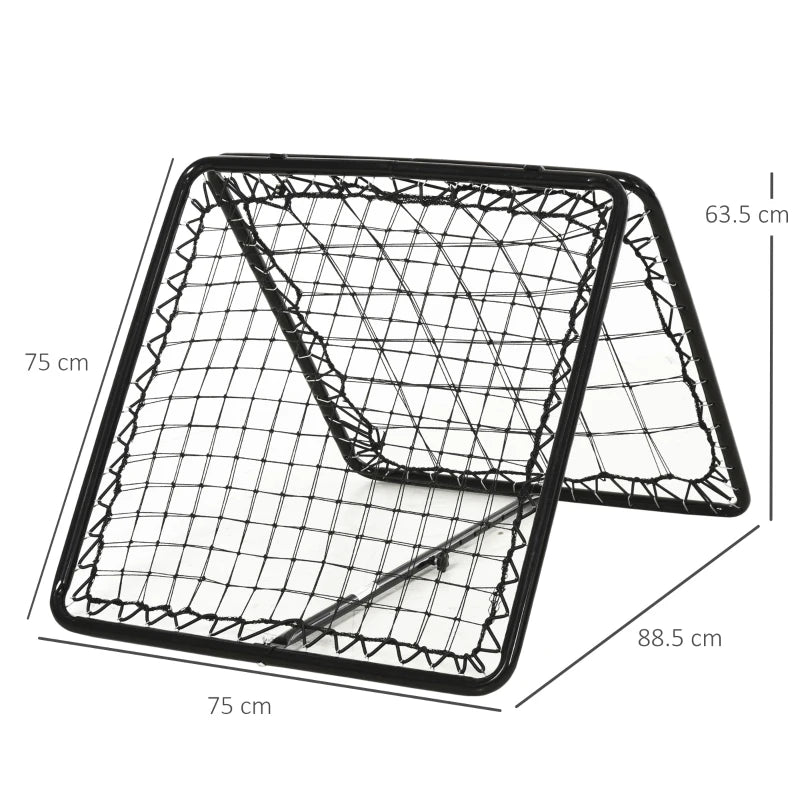 Angle Adjustable Double Sided Football Rebounder Training Net