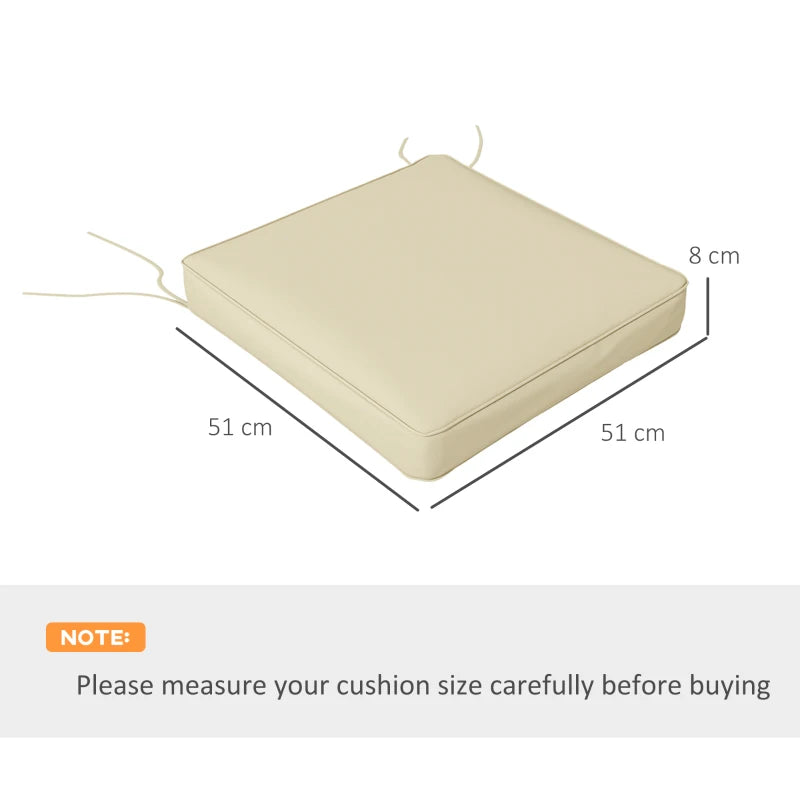 4-Piece Seat Cushions / Pillow Replacements (Pillows Only) - Beige