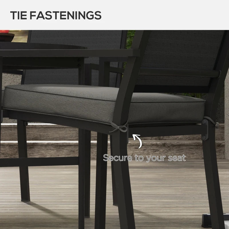 4-Piece Seat Cushions / Pillow Replacements (Pillows Only) - Grey