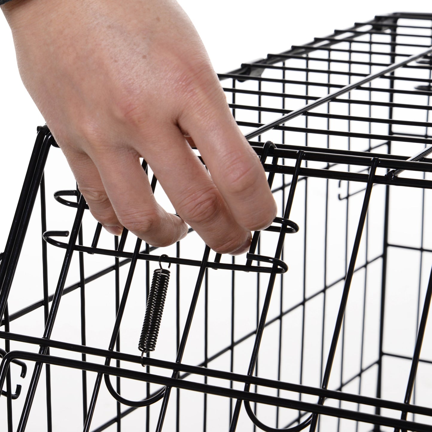 Trapeze Collapsible Dog Pet Travel Box Cage Removable Tray 78 x 47 x 55cm