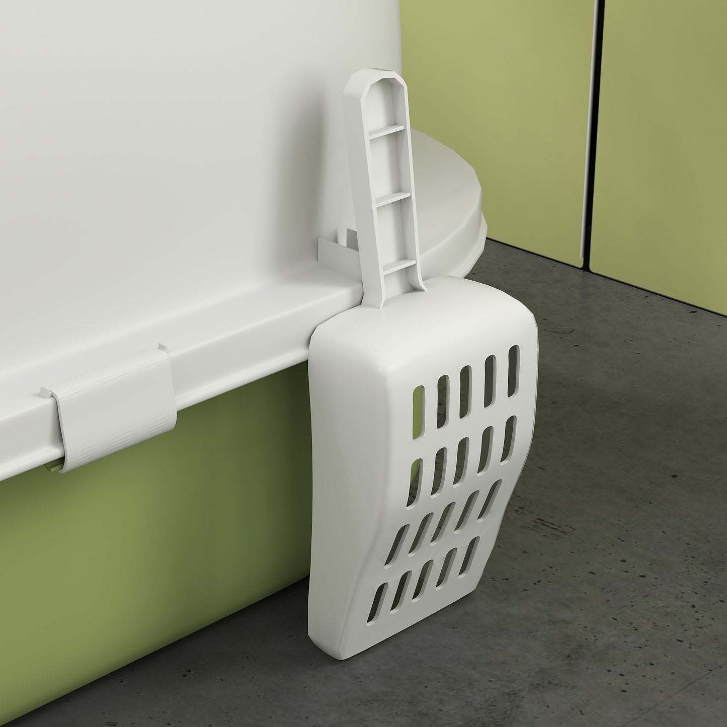 Enclosed Cat Litter Box w/ Pull-Out Drawer, Scoop, Deodorising Bags for Odour Control, Privacy, Portable, Easy to Clean