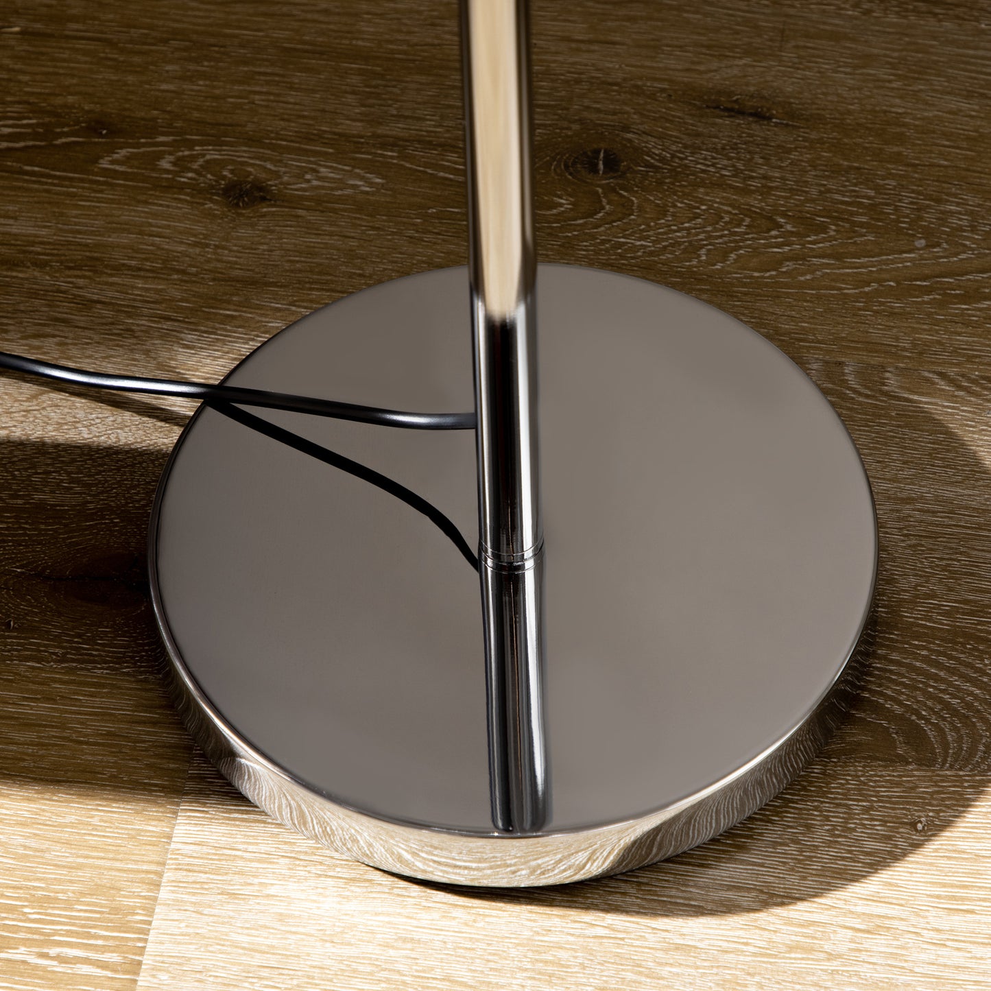 Floor Lamps for Living Room Bedroom with 5 Light, Modern Upright Standing Lamp, 34x25x156cm, Silver