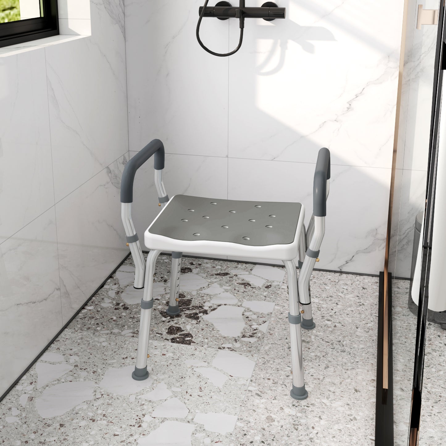 57-69cm Aluminium Frame Bath Seat