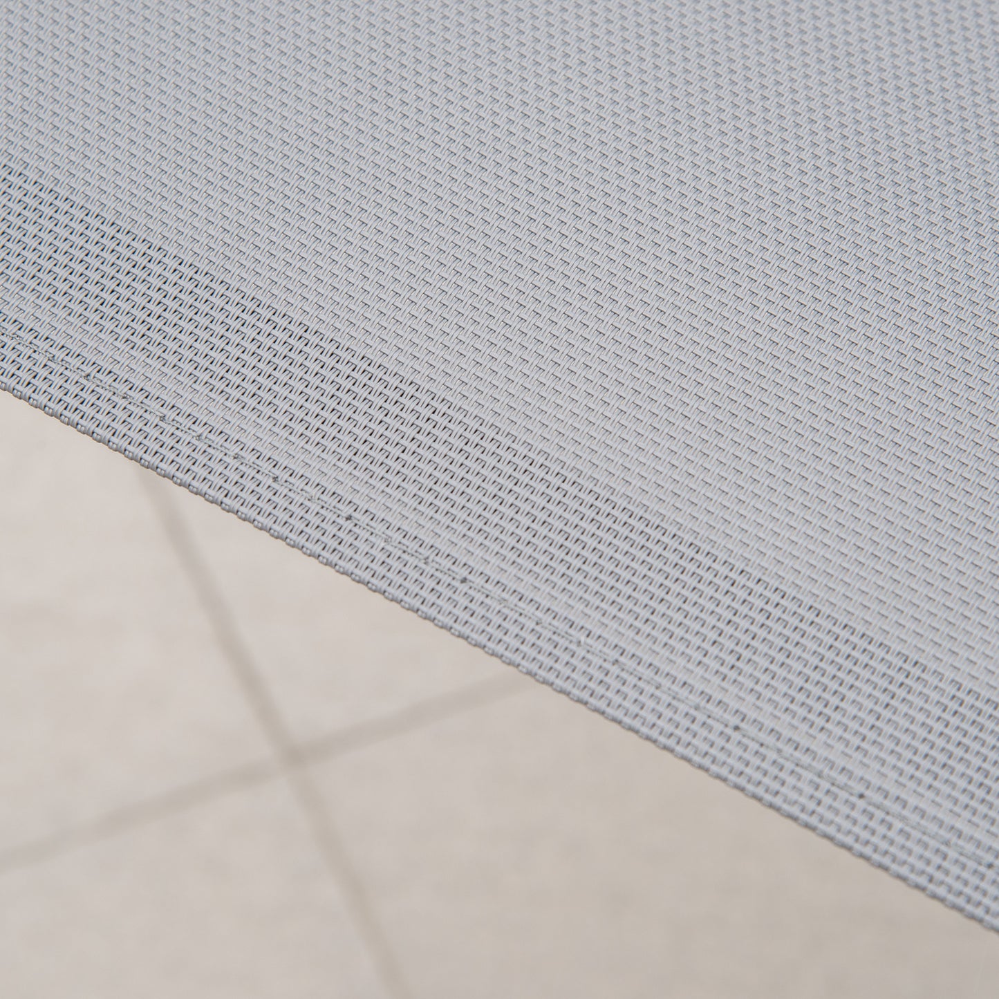Set of Four Stackable Mesh Seat Chairs - Dark Grey
