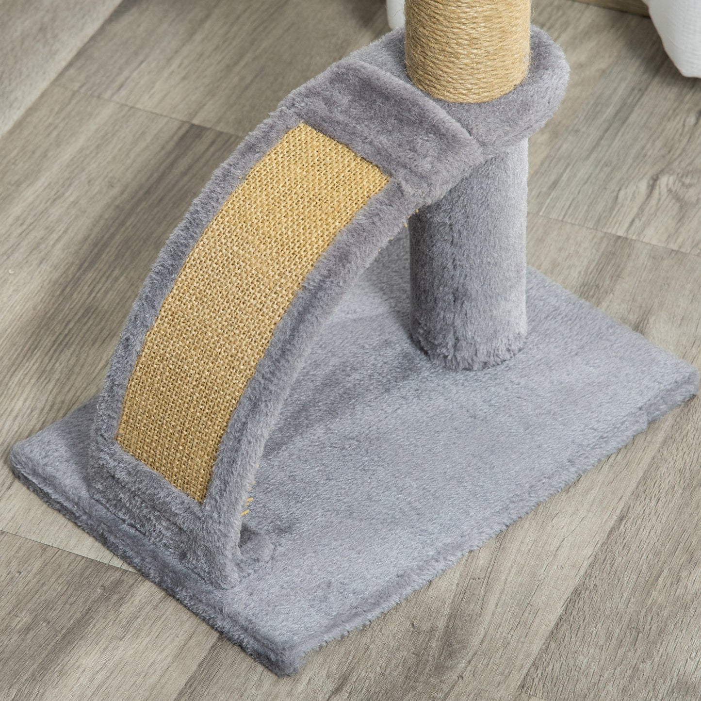 Cat Tree for Indoor Cats Climbing Activity Center Kitten Tower Furniture with Jute Post Scratching Massage Board Hanging Ball