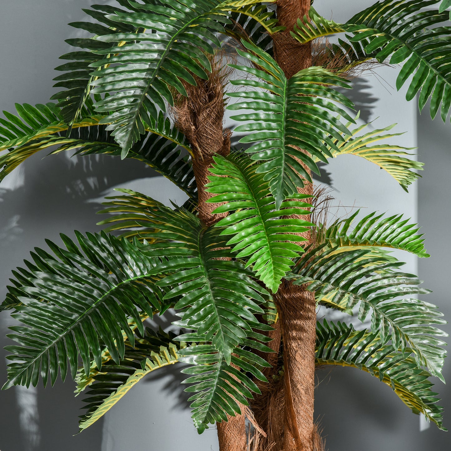 Artificial Plant Tropical Fern in Pot, Fake Plants for Home Indoor Decor, 150cm, Green