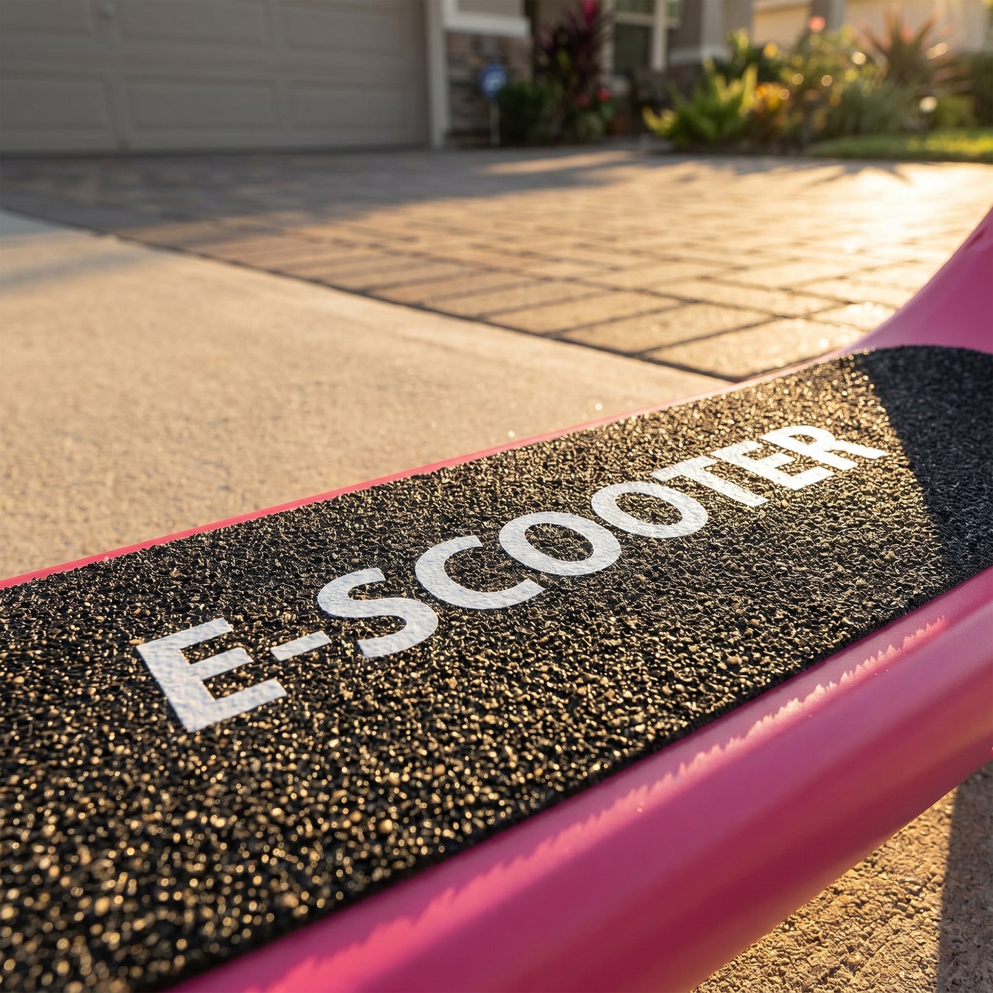 Electric Scooter for Kids 6+, Foldable E Scooter, Up to 8 KM/H, Maximum Range 6 KM, Adjustable Height, Pink