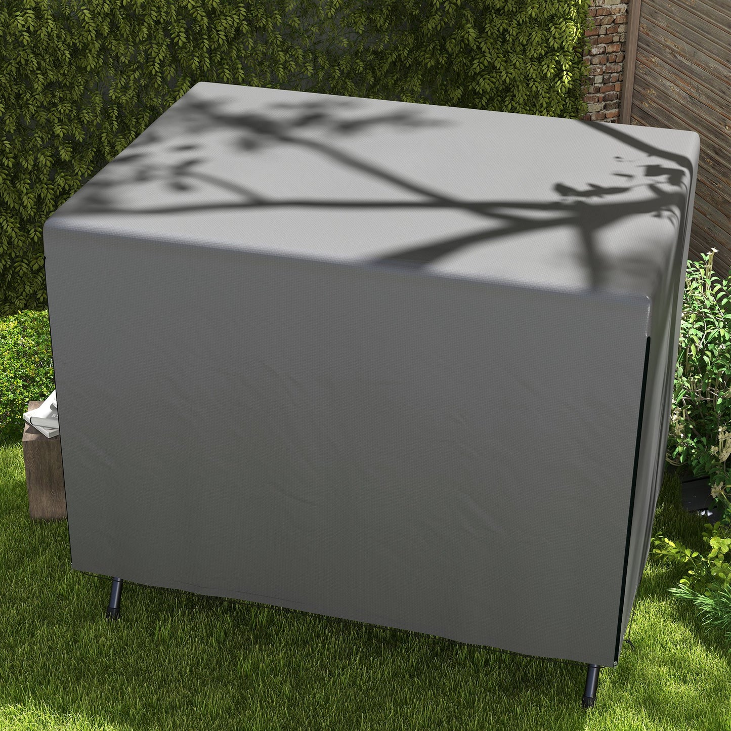 Patio 3 Seater Swing Chair Bench Cover Outdoor Garden Furniture Rain Protection Cover Protector Waterproof Anti-UV