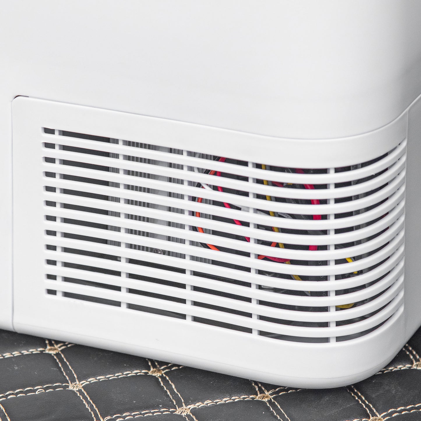 12V Car Refrigerator w/ LED Light & Foldable Handles, 25L Portable Compressor Cooler