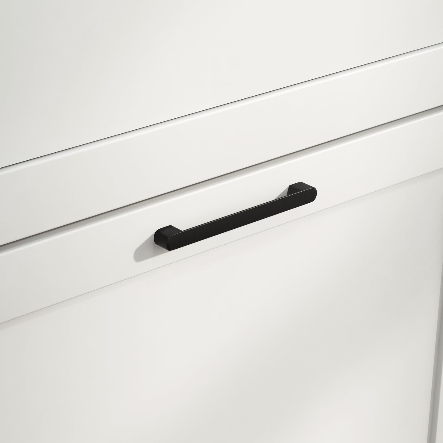 Modern Shoe Cabinet with 2 Flip Drawers and Adjustable Shelves, Narrow Shoe Storage Cabinet with Open Compartment