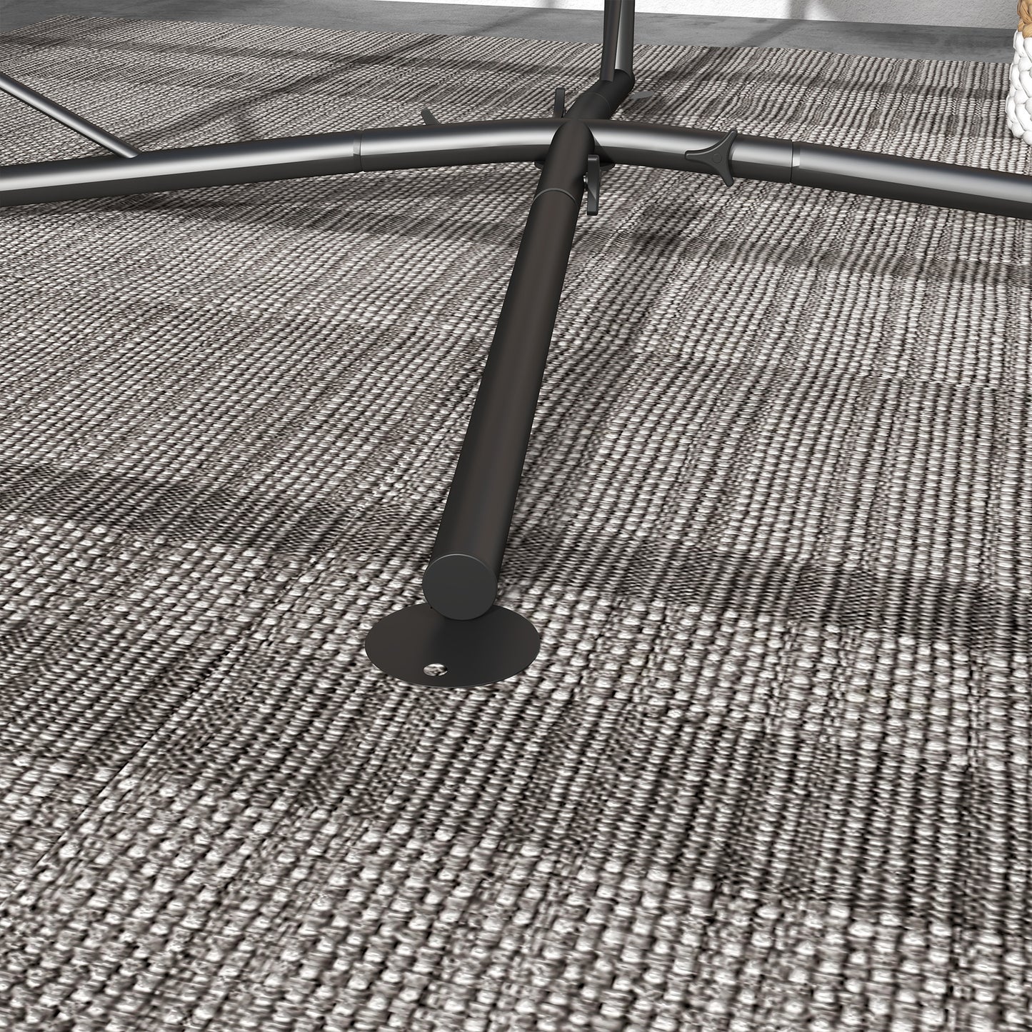 Hammock Chair Stand, Hanging Heavy Duty Metal Frame Hammock Stand with Chain, for Hanging Hammock Air Porch Swing Chair