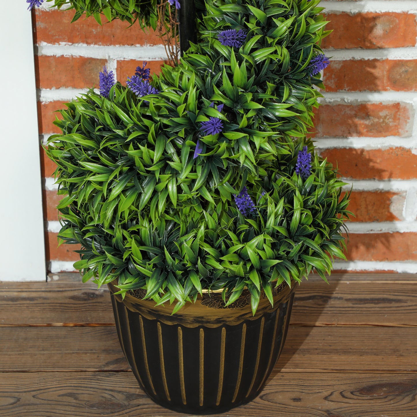 Set of Two 115cm Artificial Lavender Trees