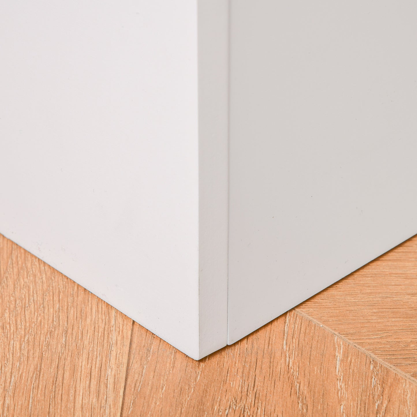 Wooden Kids Toy Box Children Storage Chest Organiser Book Slot Safety Hinge Playroom Furniture White