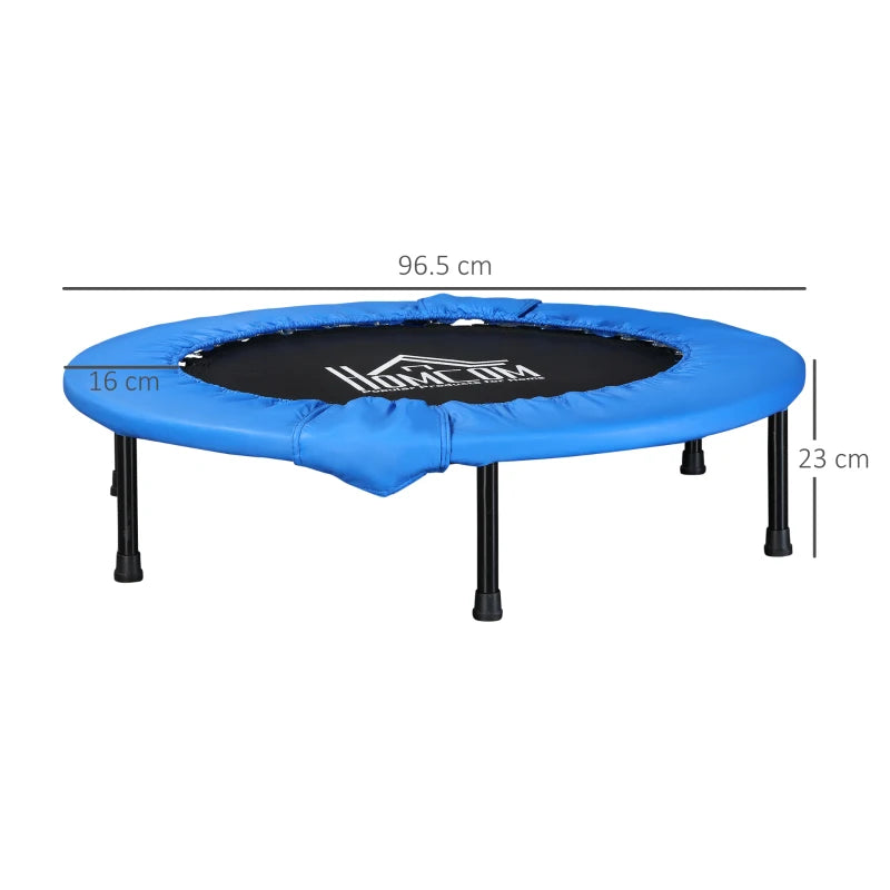 Φ96cm - Foldable Mini Fitness Exercise Trampoline / Rebounder with Protective Cover