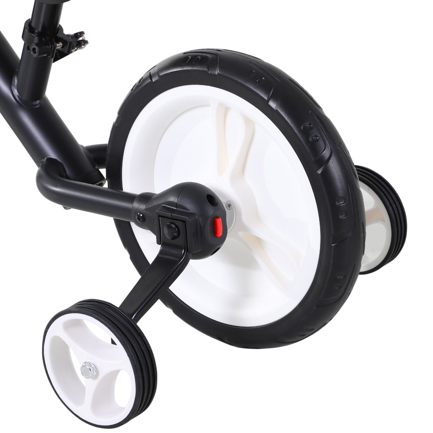 11 Inch Kids Balance Bike Training Pedal Bicycle W/ Removable Stabilizers EVA Tyres Adjustable Seat Height 2 to 5 Years Gift