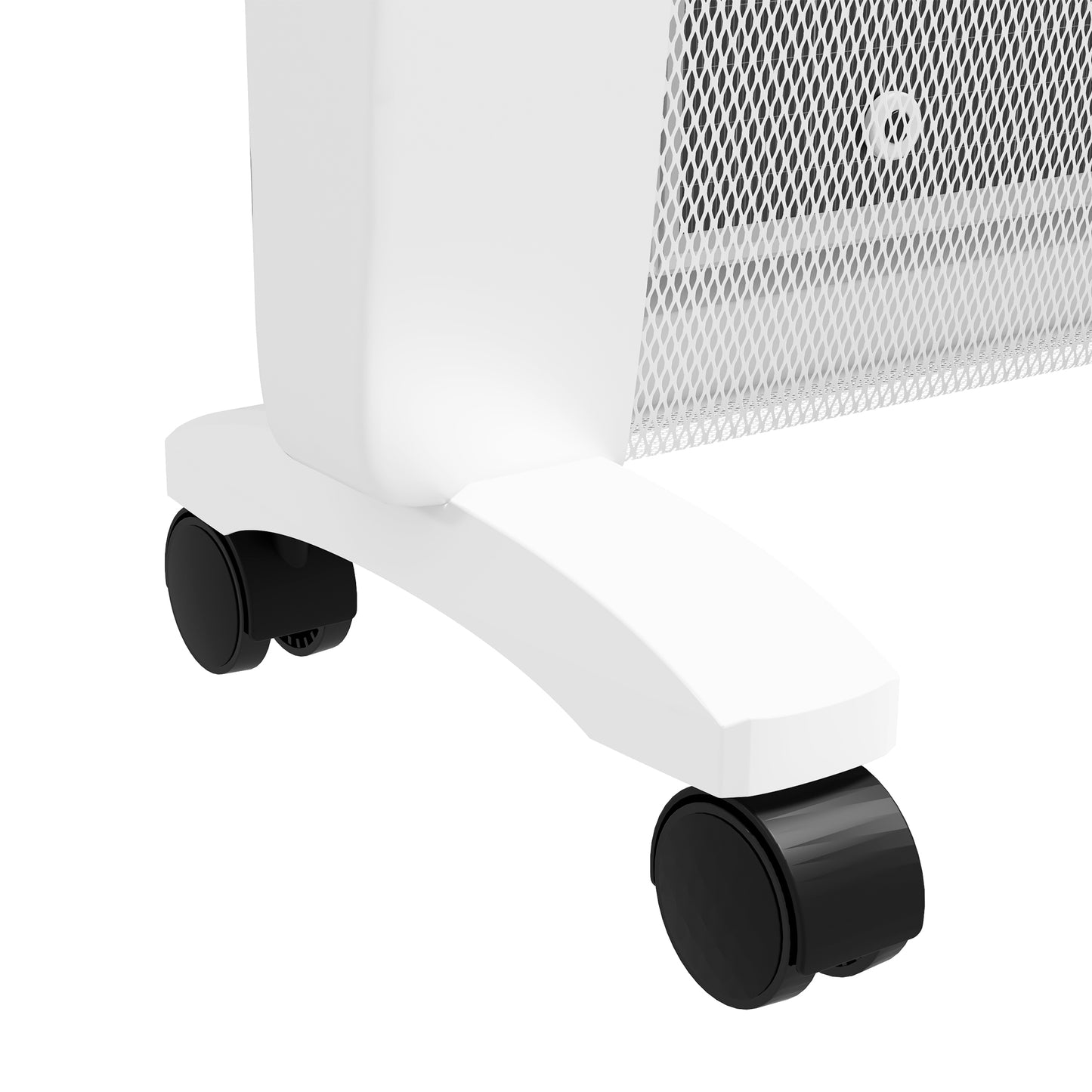 Mica Electric Space Heater, Portable Heater for Home with 2 Heat Settings, Living Room, Study, Garage