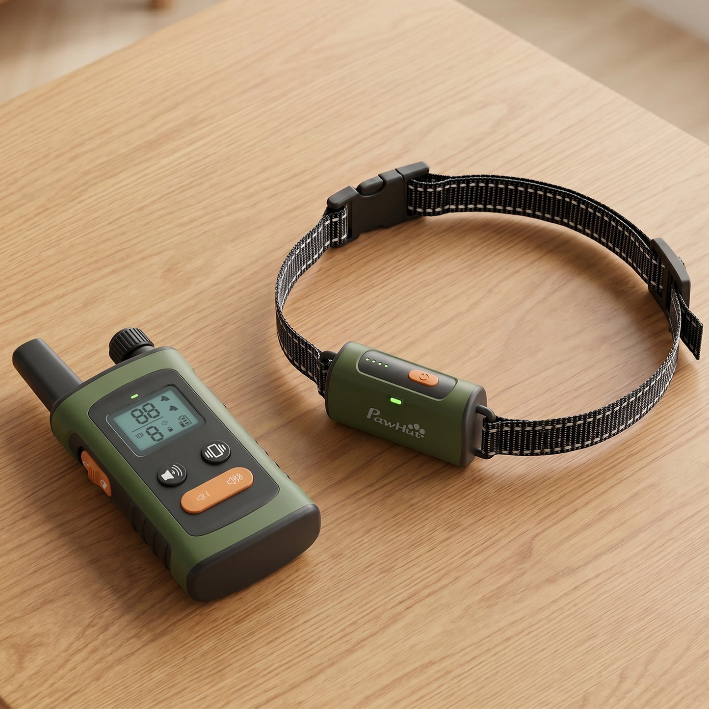 Dog Training Collar with 3200Ft Remote Range, Anti Barking Device with 3 Modes, IPX7 Waterproof, Rechargeable