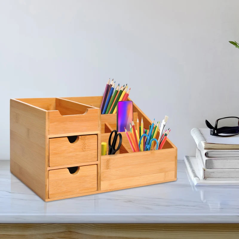 Multi-Function Home Office Stationary Drawers & Organiser Slots