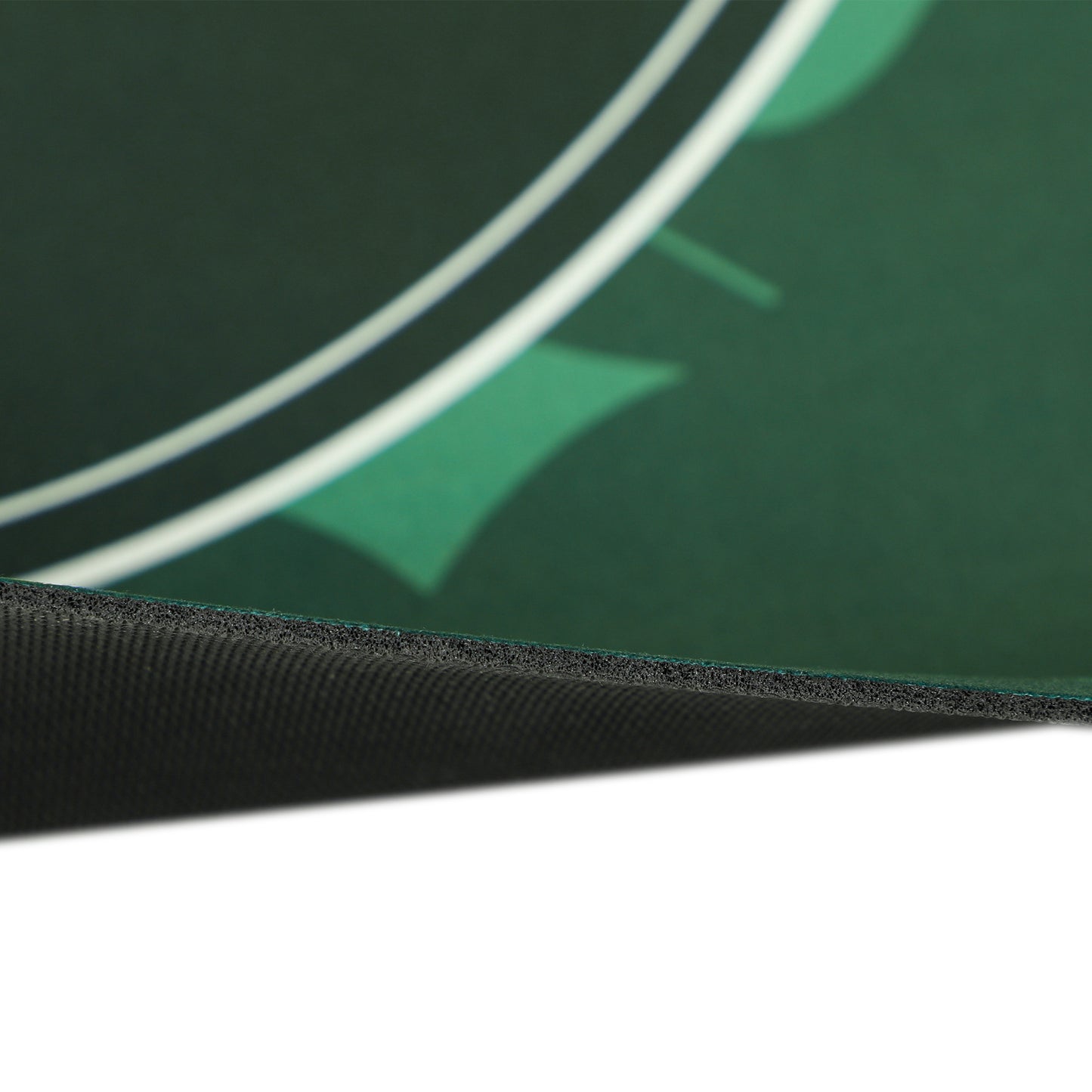 Professional Poker Mat, 12-Player Water-resistant Poker Table with Felt Surface, Carry Bag, Green