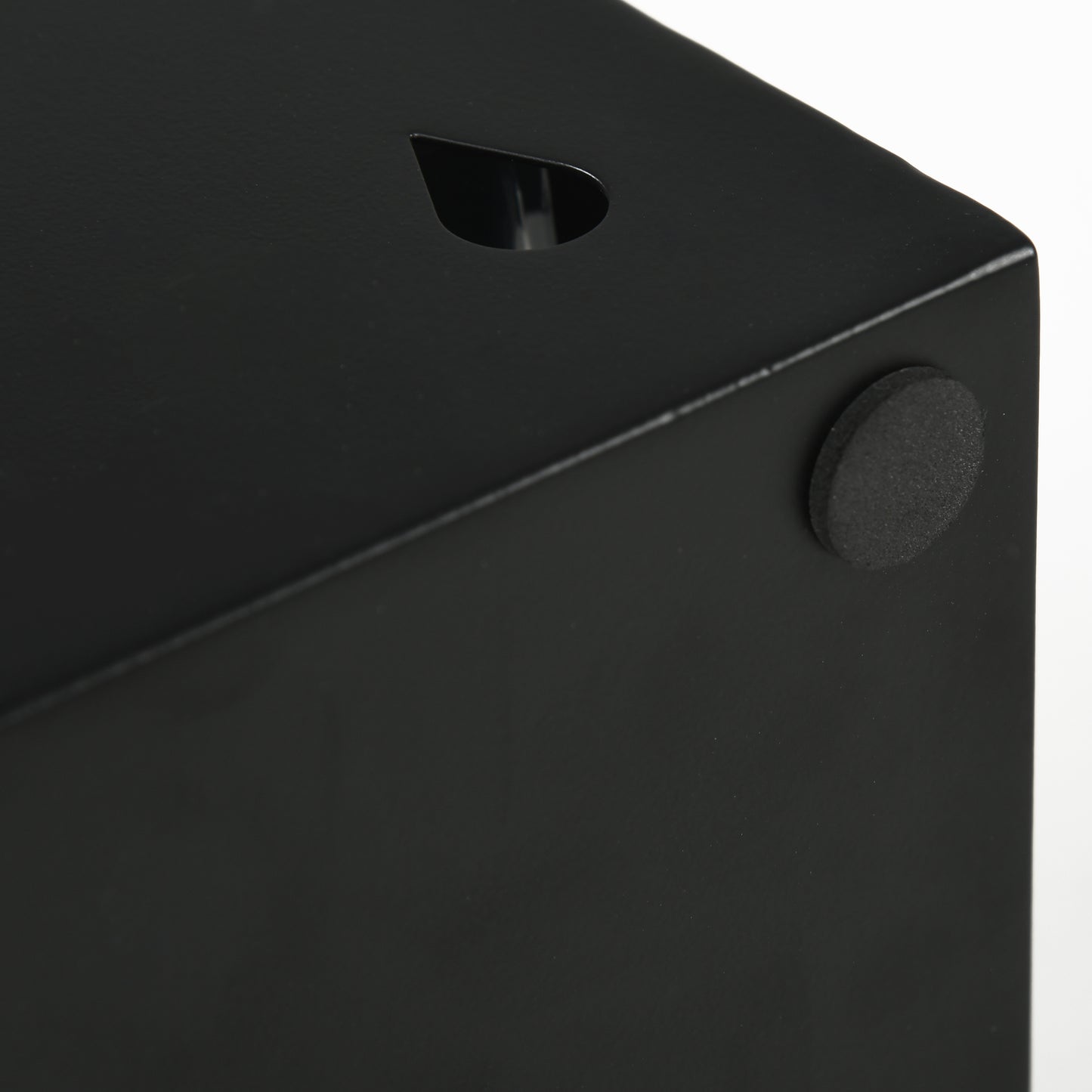 Steel Umbrella Stand, Square Umbrella Holder with 4 Hooks and Removable Drip Tray, Hollowed Umbrella Basket for Hallway