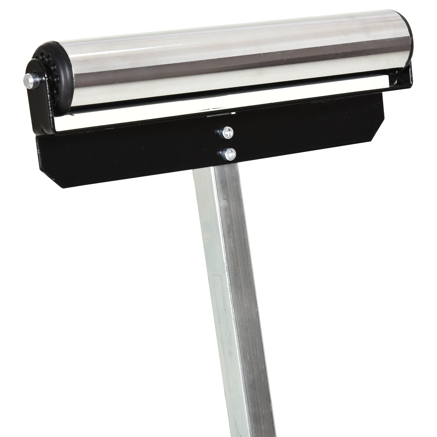 Folding Roller Stand, Material Support Pedestal with Ball Bearing Roller Height Adjustable Portable, Metal Construction