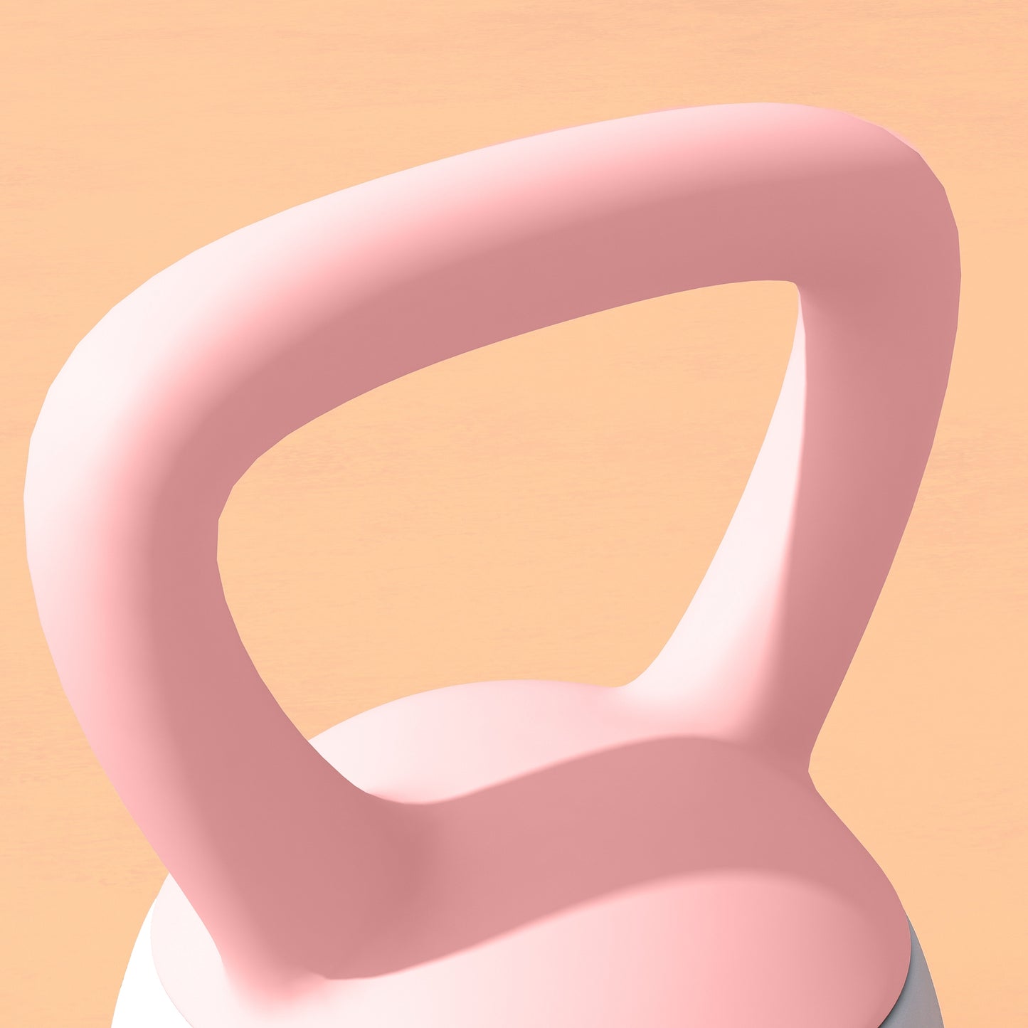 4KG Soft Kettlebell, Kettlebell with Non-Slip Handle for Home Gym, Weight Lifting, Strength Training, Pink/Grey