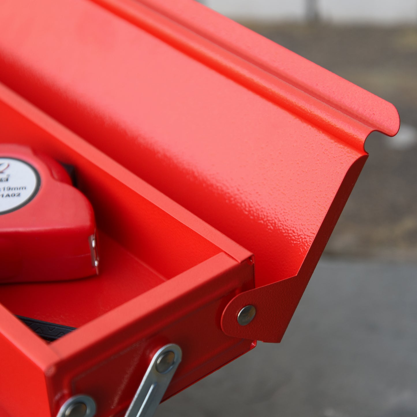 Metal Tool Box 3 Tier 5 Tray Professional Portable Storage Cabinet Workshop Cantilever Toolbox with Carry Handle