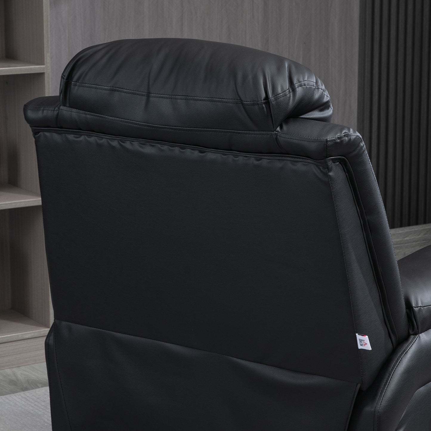 Power Lift Chair Recliner for Elderly, Electric Recliner Chair, Overstuffed Faux Leather Riser and Reclining Armchair