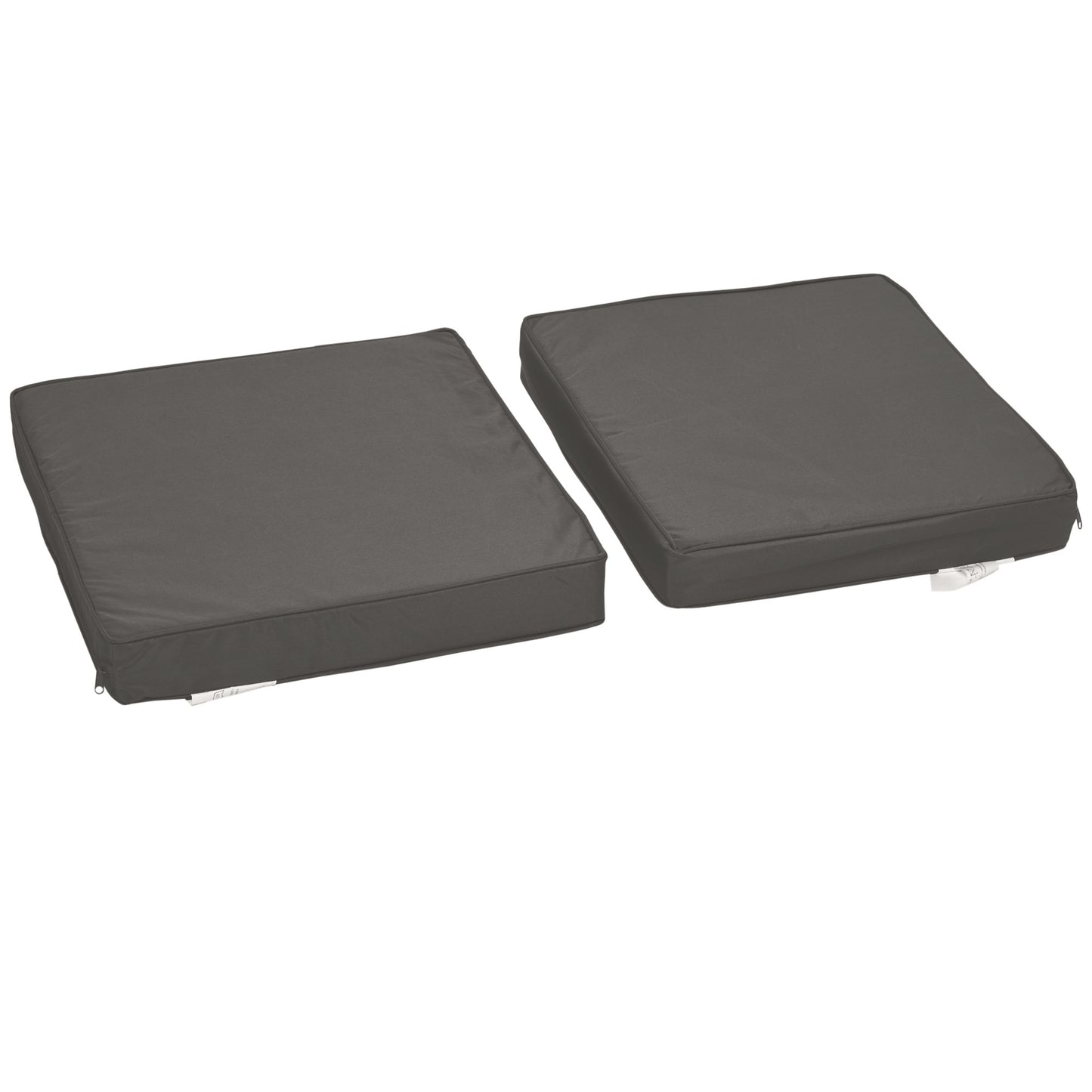 2-Piece Garden Seat and Back Cushion Set, Replacement Cushions for Outdoor Furniture with Seat Cushion and Back Cushion