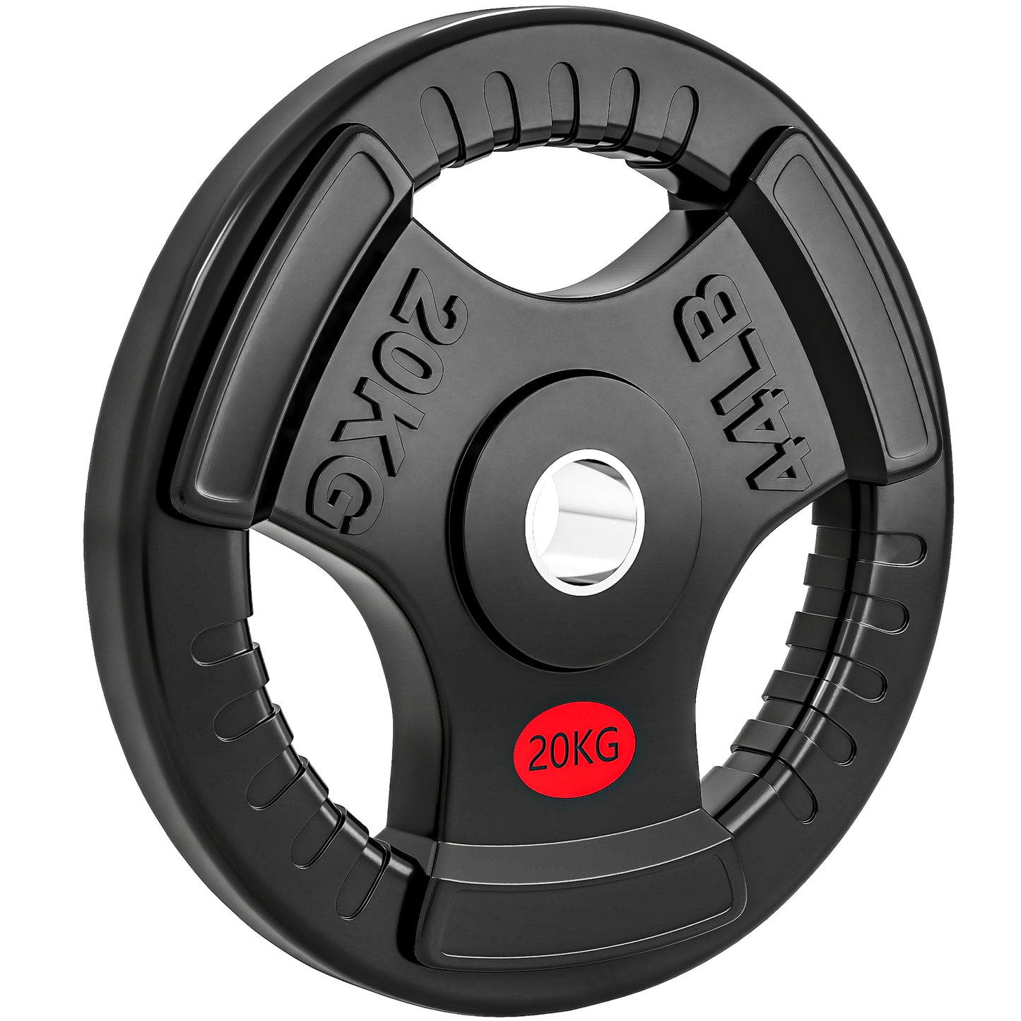 Olympic Weight Plate, 2"/5cm Weight Disc with Tri-Grips