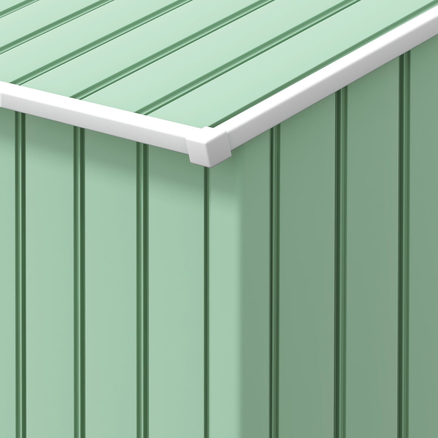 7 x 4ft Metal Garden Shed, Outdoor Storage Tool House with Ventilation Slots, Foundation Kit and Lockable Double Doors