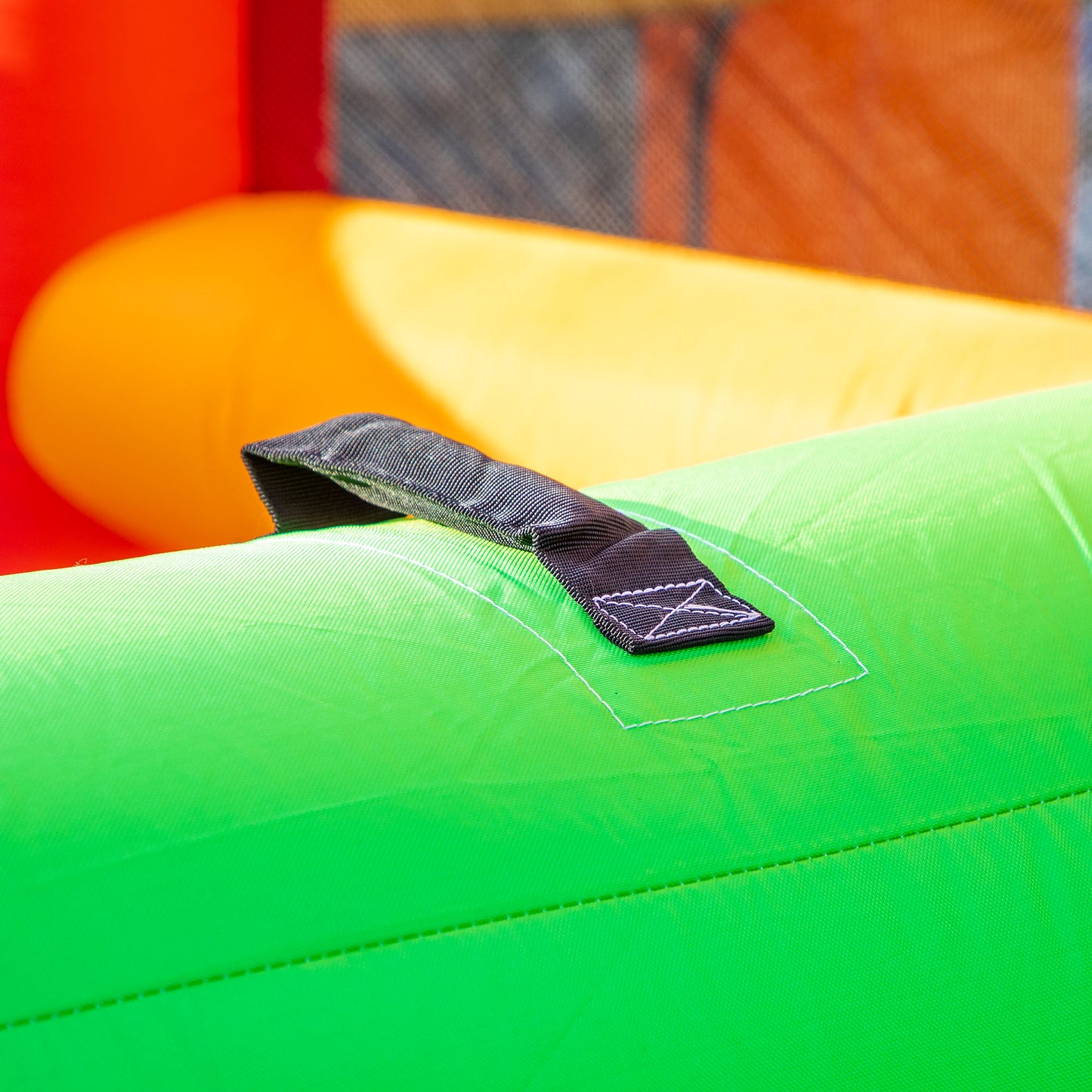 4 in 1 Kids Bouncy Castle Extra Large Double Slides & Trampoline Design Inflatable House Pool Climbing Wall with Blower Carry