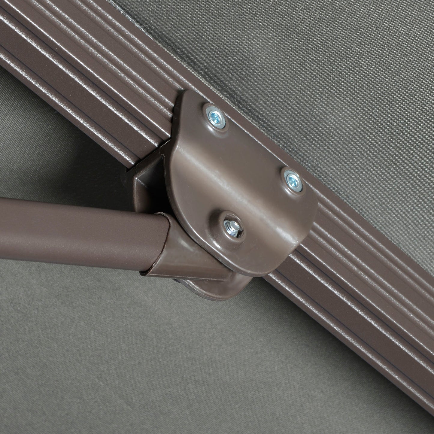 3(m) Cantilever Parasol 360° Rotation Roma Umbrella Hanging Sun Shade with Aluminium Frame, Tilt Crank