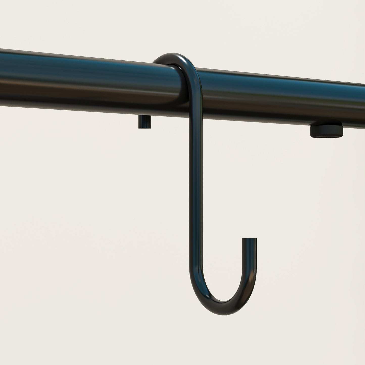 3 Tier Plant Stand with Hanging Rod and Hooks, Metal Plant Rack Shelf