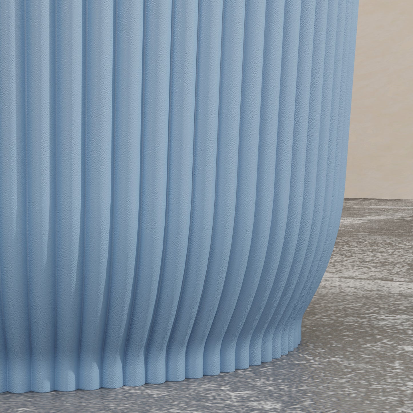 Set of Three Ф22cm Planters - Blue
