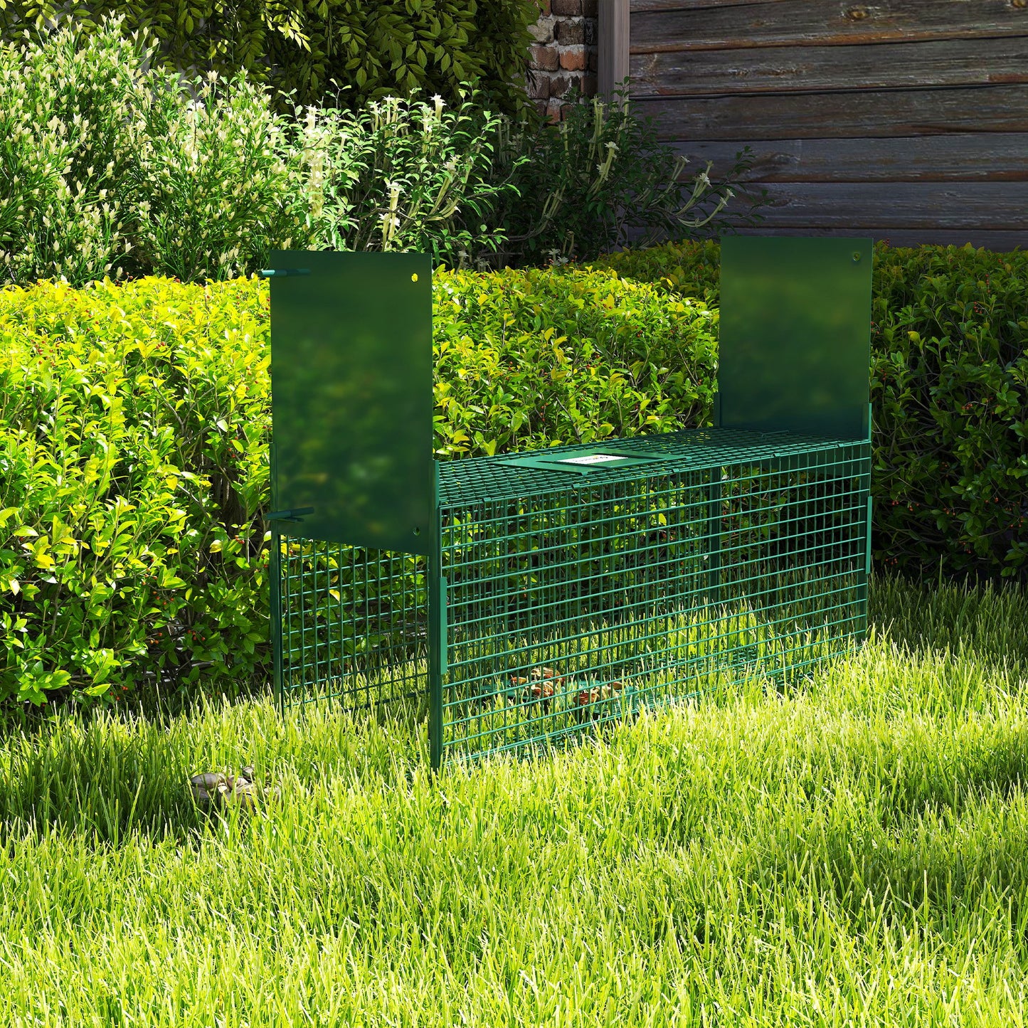 Animal Trap Cage, Humane Rat Trap with Double Doors, Squirrel Trap for Indoors & Outdoors, Catch and Release Mice, Rats
