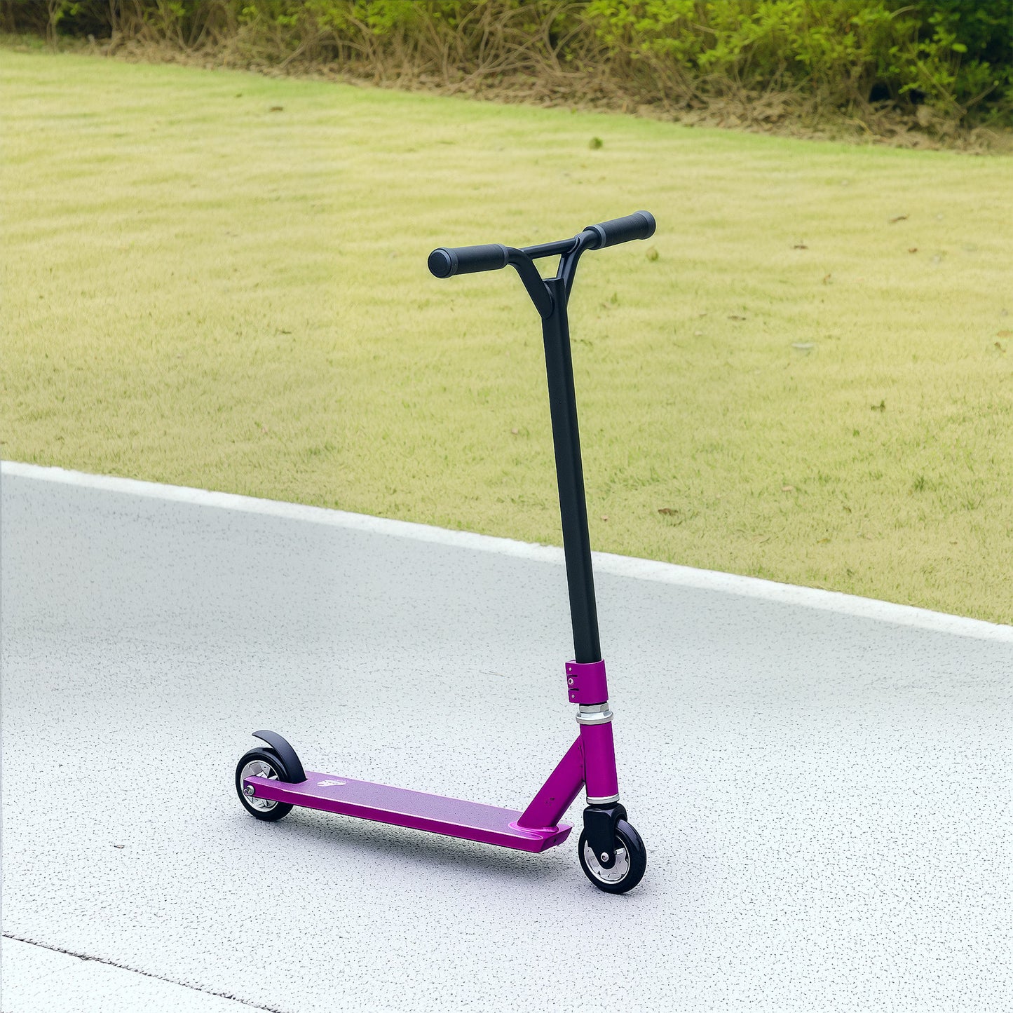 Stunt Scooter, 360° Entry Level Tricks Scooter w/ Lightweight Aluminium Deck and ABEC 7 Bearing, For Age 14+ Beginners