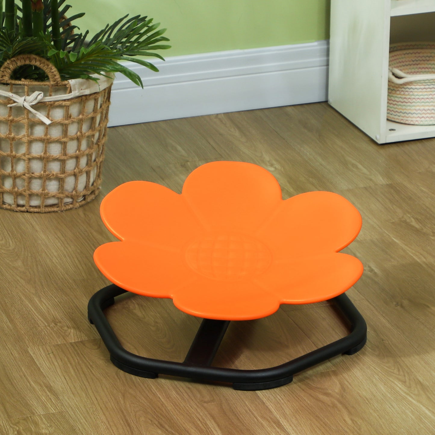 Sensory Spinning Chair for Kids, for Coordination, Balance, Orange