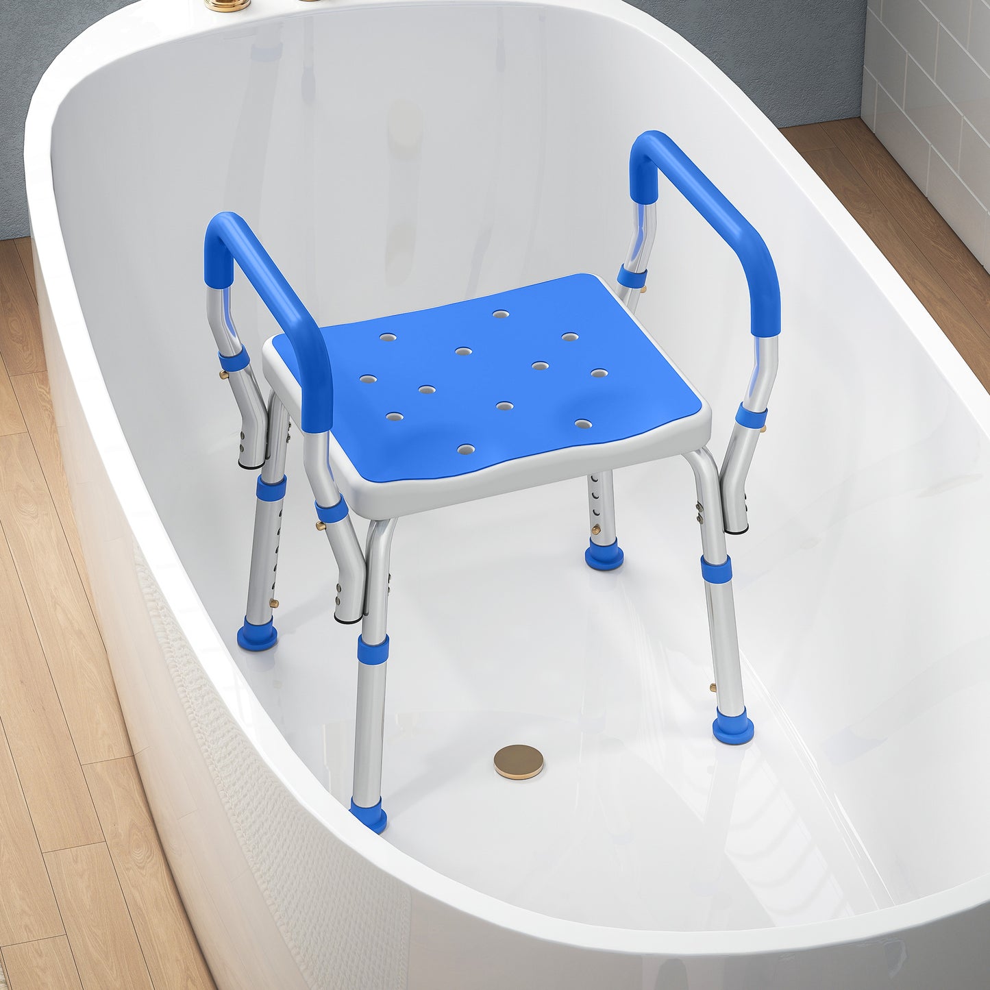 57-69cm Aluminium Frame Bath Seat