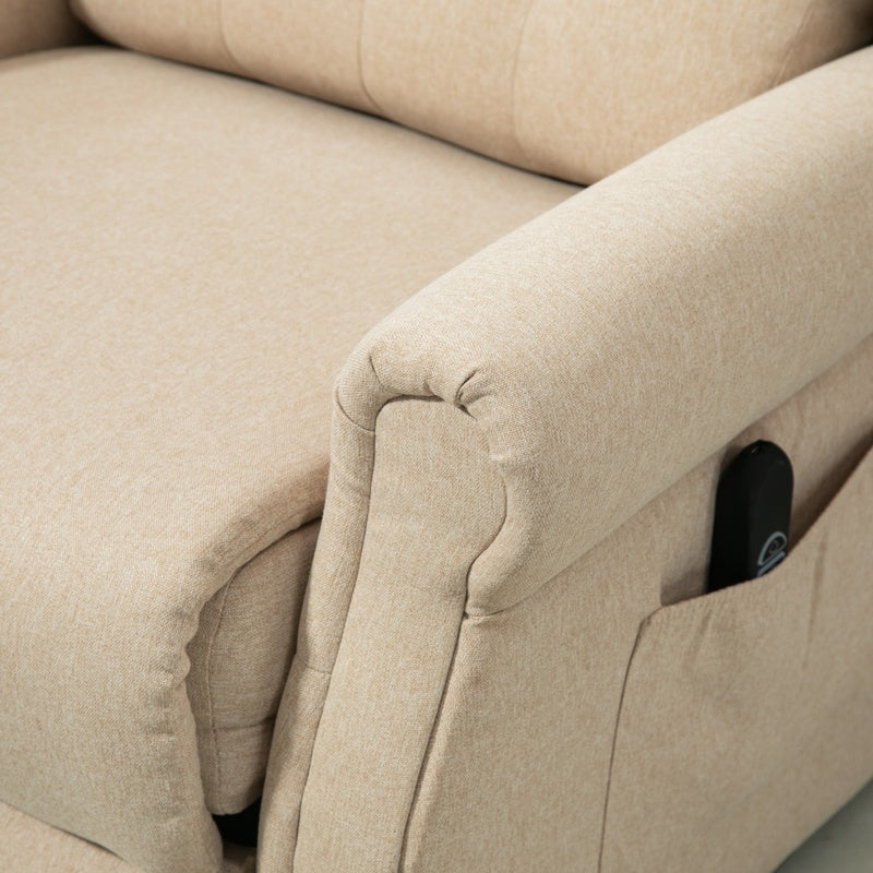 45° Lifting Riser and Recliner Armchair - Beige