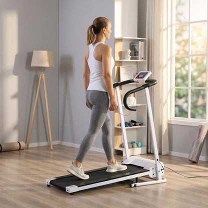 Folding Treadmill with Incline, Walking Pad Treadmill for Home, 1-10km/h Under Desk Running Machine