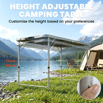Four-Person Foldable Aluminium Picnic Set