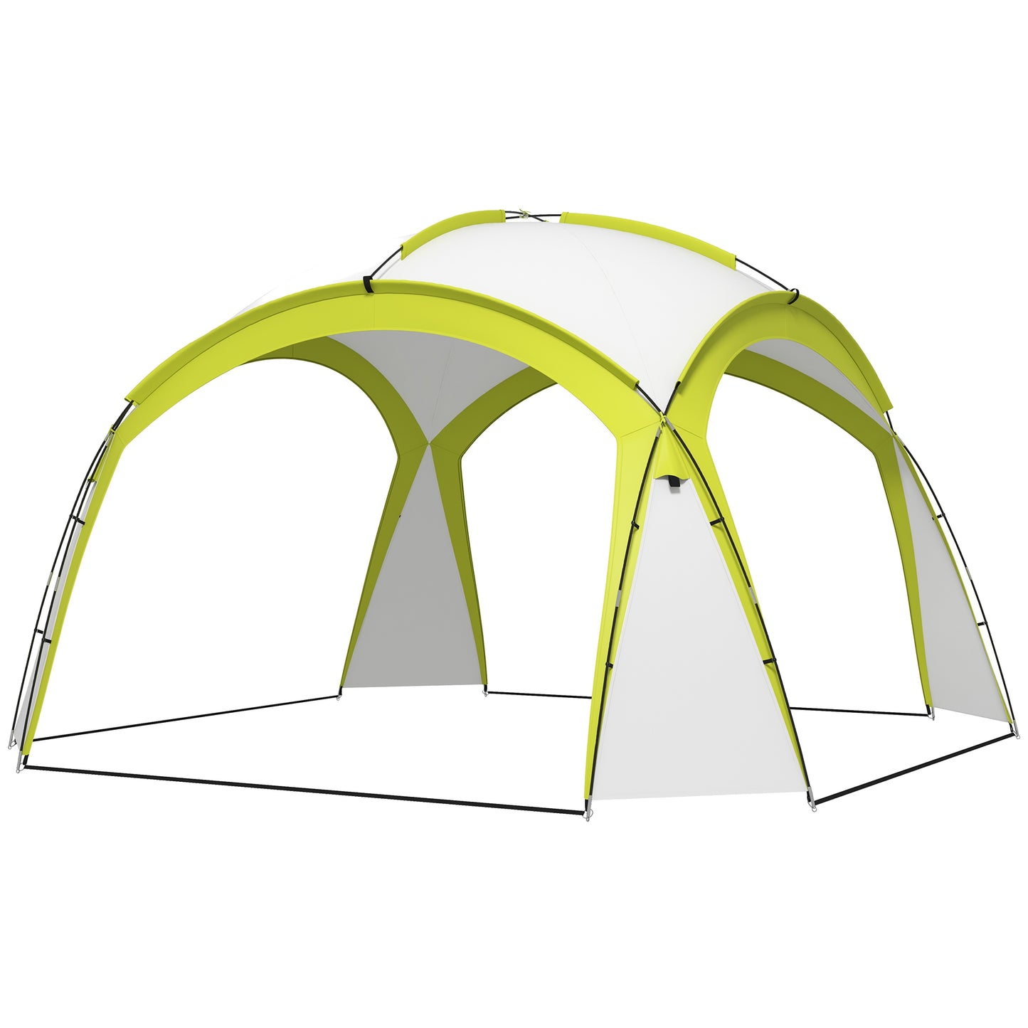 3.5 x 3.5M Camping Gazebo, Outdoor Event Shelter Dome Tent Garden Sun Shelter Patio Spire Arc Pavilion Camp Sun Shade Tent fo